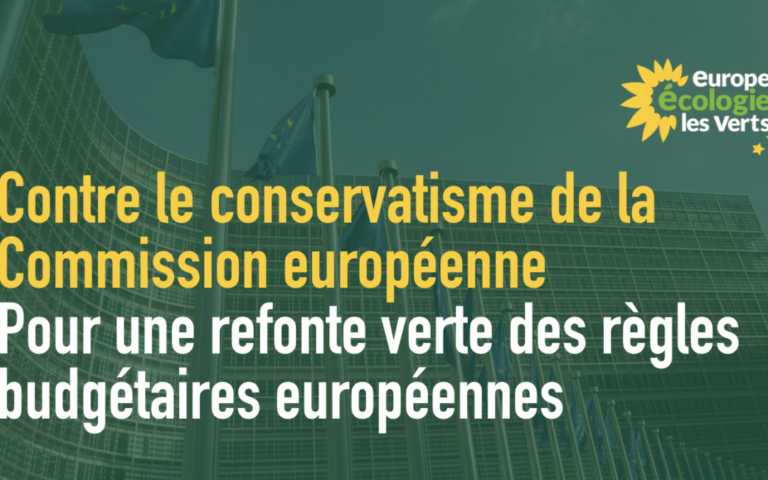 Pour une refonte verte des règles budgétaires européennes !